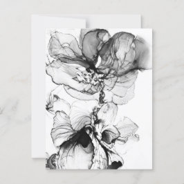 Cartão Postal Monokrom blomma