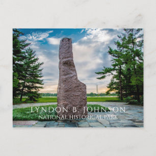 Cartão Postal Monolito Lyndon B. Johnson, Memorial Grove
