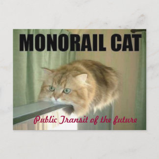 cartão postal monorailcat
