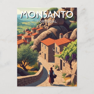 Cartão Postal Monsanto Portugal Viagens