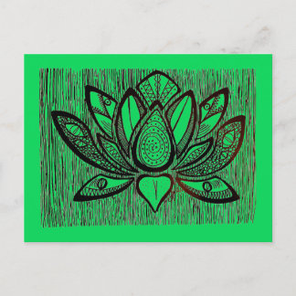 Cartão postal "Monster Lotus"