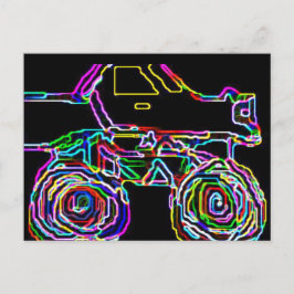CARTÃO POSTAL MONSTER TRUCK 4X4