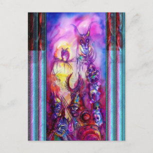 CARTÃO POSTAL MONSTERS HALLOWEEN/GUERRA ORC