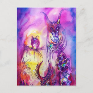 CARTÃO POSTAL MONSTERS HALLOWEEN/GUERRA ORC