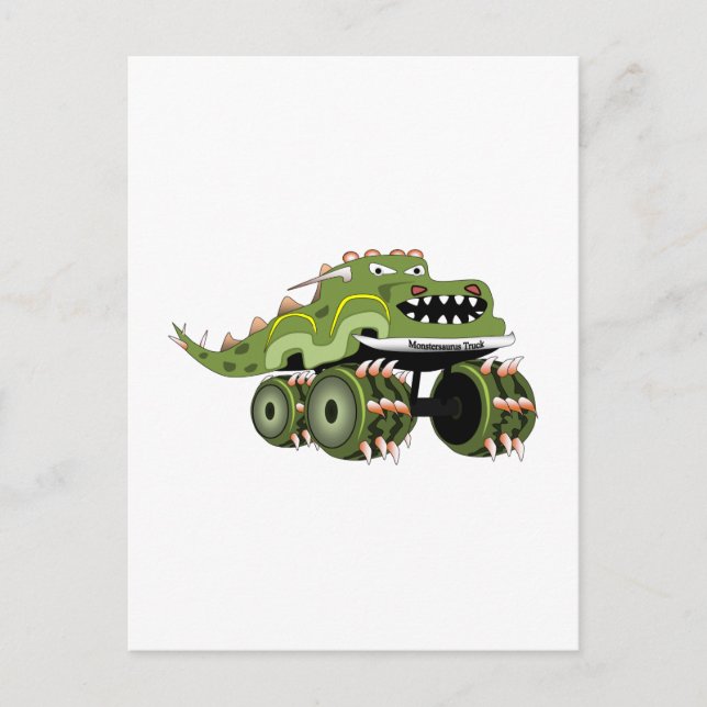 Cartão Postal Monstersaurus Truck (Frente)