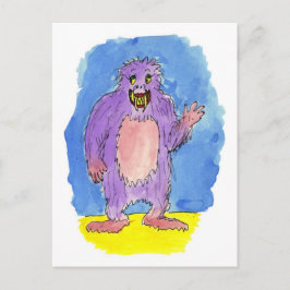 Cartão Postal Monstro assustadores