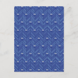 Cartão Postal Monstro Come Biscoitos   Padrão Retrô dos Anos 80