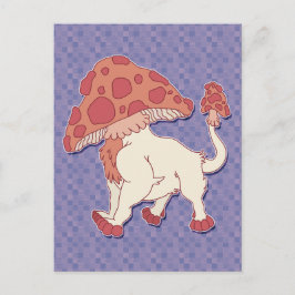 Cartão Postal Monstro de Cogumelo