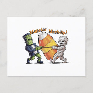 Cartão Postal Monstro Mash-Up!