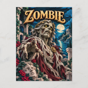 Cartão Postal Monstro Zumbi, Corte de Papel