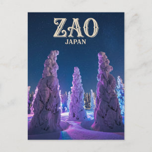 Cartão Postal Monstros de Neve Zao Japão