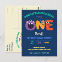 Monstros do Alfabeto 1º Aniversário Nosso Pequeno