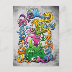 Cartão Postal Monstruosamente Mensal
