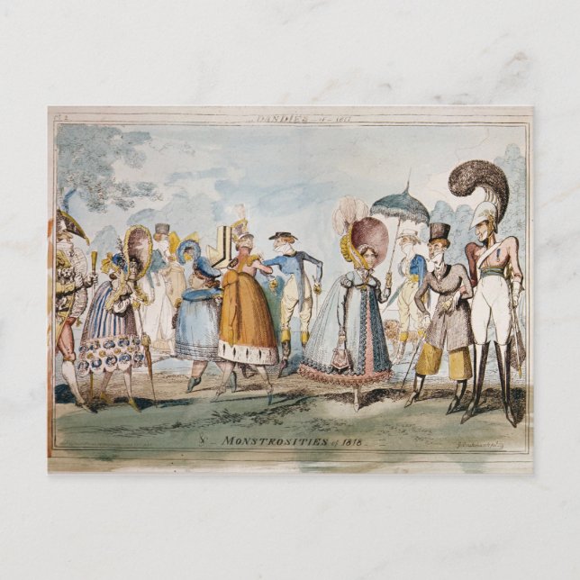 Cartão Postal Monstruosidades de 1818 (Frente)