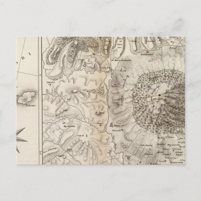 Cartão Postal Mont Gibel, Etna (Frente)