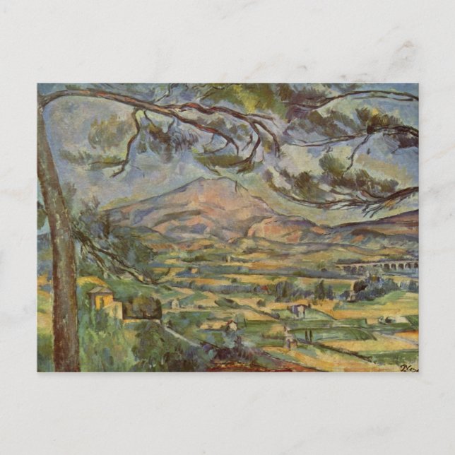 Cartão Postal Mont Sainte-Victoire (Frente)