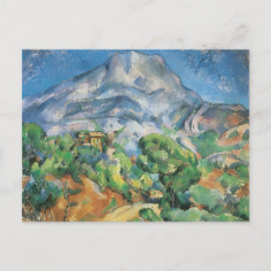 Cartão Postal Mont Sainte Victoire Above Tholonet, Paul Cezanne
