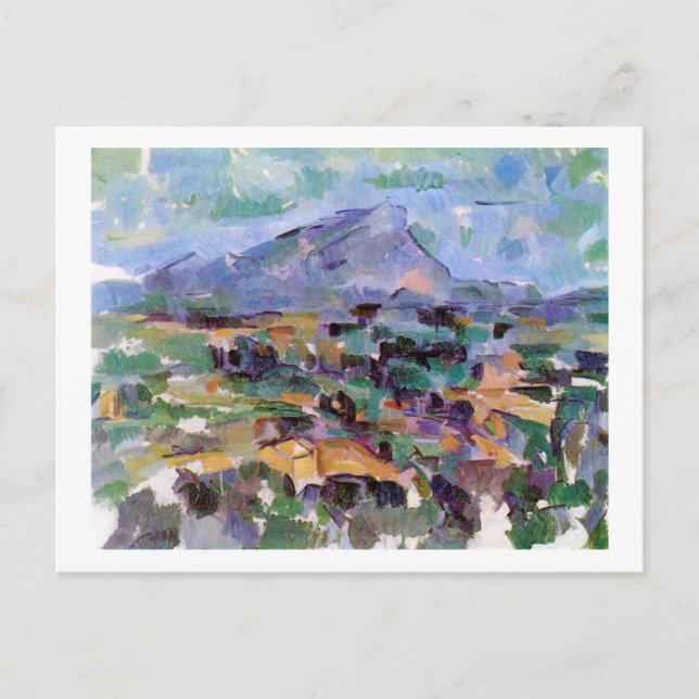 Cartão Postal Mont Sainte-Victoire, Paul Cezanne (Frente)