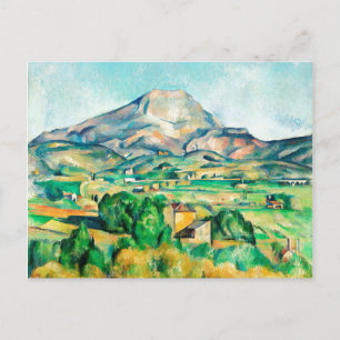 Cartão Postal Mont Sainte-Victoire por Paul Cezanne