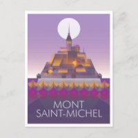 Cartão postal Mont Santo-Michel