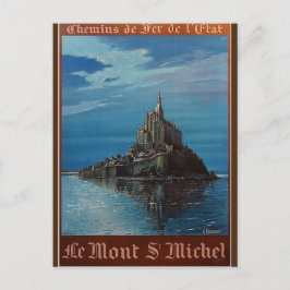Cartão Postal Mont-Santo-Michel