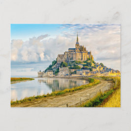 Cartão Postal Mont-Santo-Michel, Normandia, França