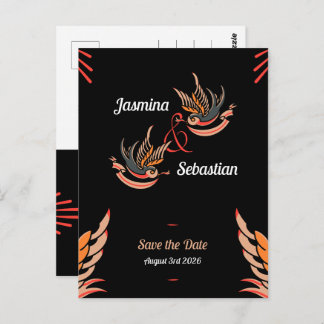 Cartão Postal Montagem De Engorda Editável Salva A Data