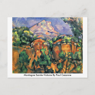 Cartão Postal Montagne Sainte-Victoire Por Paul Cezanne