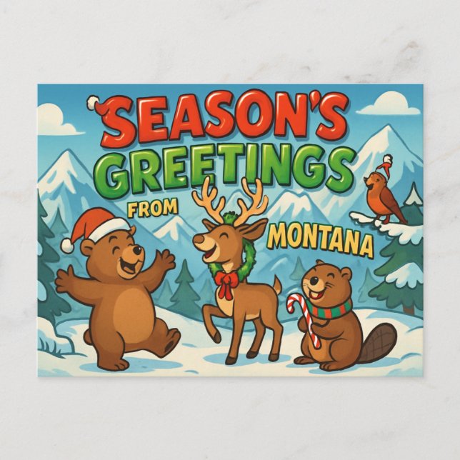 Cartão postal MONTANA (Frente)