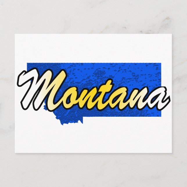 Cartão Postal Montana (Frente)