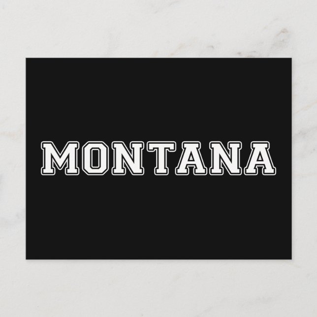 Cartão Postal Montana (Frente)