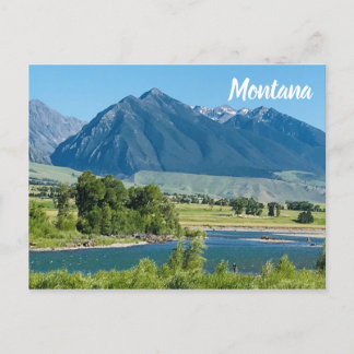 Cartão Postal Montana River Viagem Souvenir