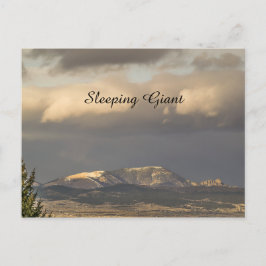 Cartão Postal Montana Sleeping Giant à luz do sol