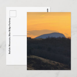 Cartão Postal Montanha Buffalo em Sunset