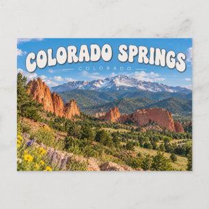 Cartão Postal Montanha Colorado Springs Colorado