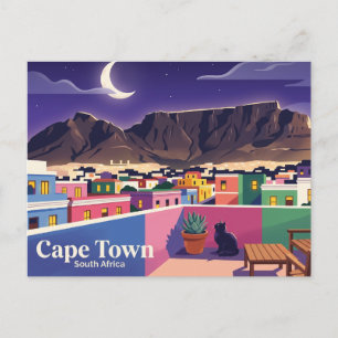 Cartão Postal Montanha da Mesa África do Sul