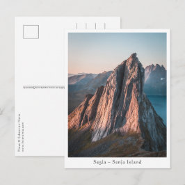 Cartão Postal Montanha da Noruega