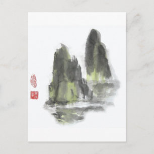 Cartão Postal Montanha dos Gigantes em Branco
