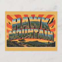 Montanha Hawk PA Kittatinny Ridge Floresta Arte