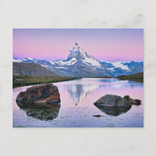 Cartão Postal Montanha Matterhorn em Zermatt, Suiça