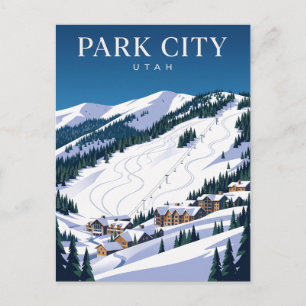 Cartão Postal Montanha Park City Utah