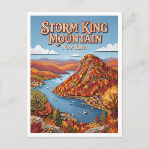 Cartão Postal Montanha Storm King Cornwall Nova York