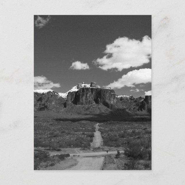 Cartão Postal Montanha Superstição (Frente)