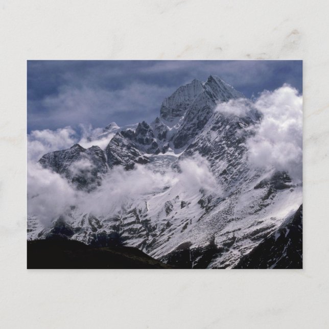 Cartão Postal montanha Thamserku, Nepal (Frente)