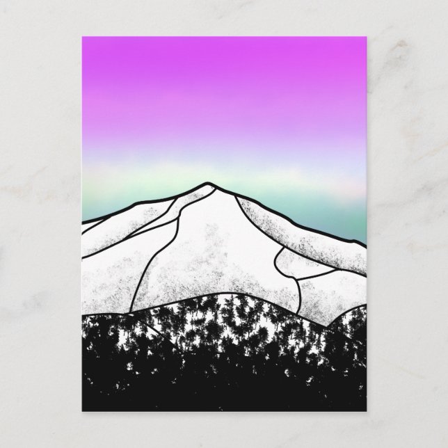 Cartão Postal Montanha Whiteface Nova York (Frente)