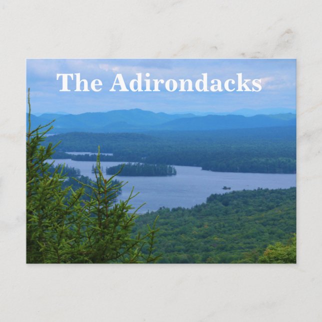 Cartão Postal Montanhas Adirondack (Frente)