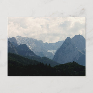Cartão Postal Montanhas Alpinas Foto da Natureza País