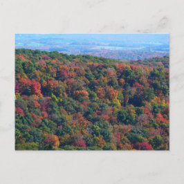 Cartão Postal Montanhas Appalachian em queda