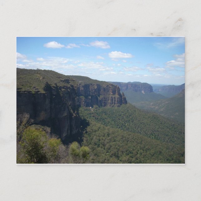 Cartão Postal Montanhas azuis (Frente)
