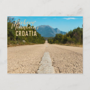 Cartão Postal Montanhas Biokovo - Croácia